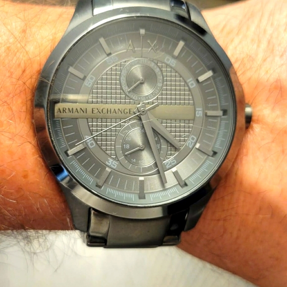 Armani exchange gunmetal watch - Picture 1 of 3